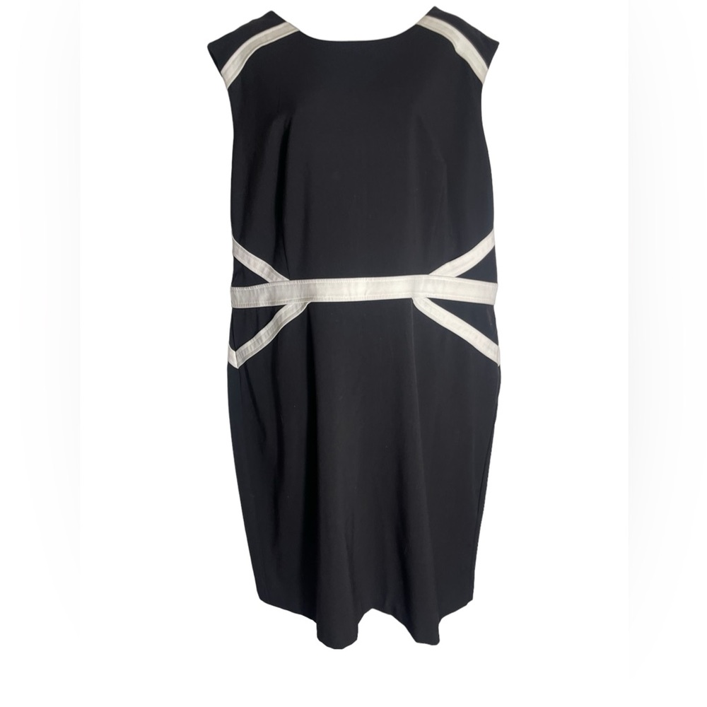 AA Studio dress size 20W black & white classic sleeveless dress 🖤🤍🖤